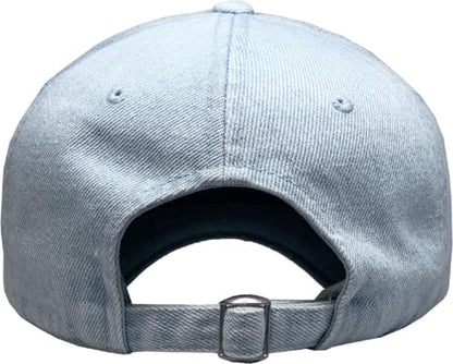 KBETHOS® Classic Washed Cotton Baseball Cap - color: Light Denim
