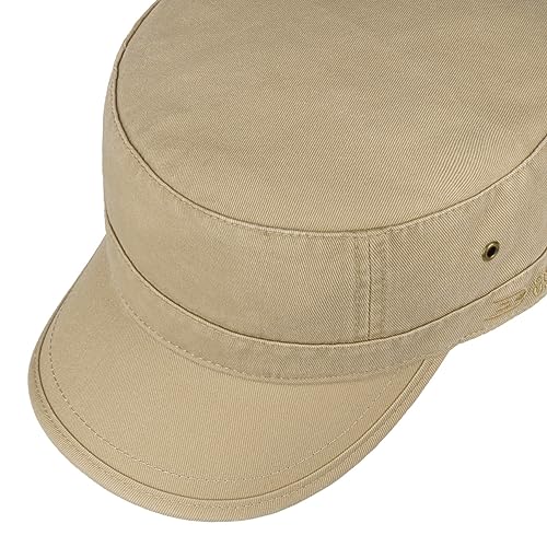 Urban Armycap Cotton Military Fullcap Unisex Summer Winter - color: Beige, size: 7 1/4