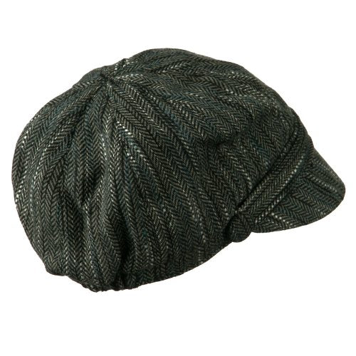 Jeanne Simmons Jimi-Wool Blend Cabbie with Button Band Detail