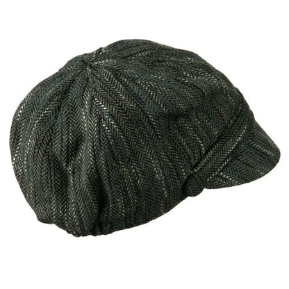 Jeanne Simmons Jimi-Wool Blend Cabbie with Button Band Detail