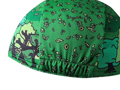 Funny Cycling Cap - Polyester Cycling Hat-Under Helmet - Cycling Helmet Liner Breathable&Sweat Uptake - color: G26