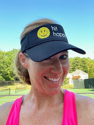 Hit Happy Pickleball Visors for Women - color: Pink