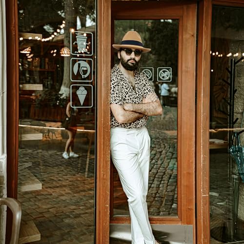 Short Brim Fedora Hat for Men Women Felt Trilby with Feather - color: Camel