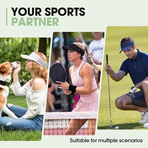 Breathable Mesh Sun Visor Lightweight Sport Hat for Men Women - color: Navy Blue