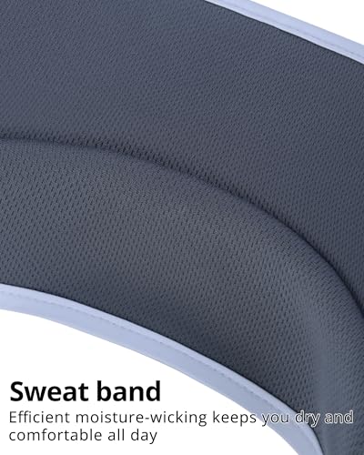 GADIEMKENSD Foldable Sun Visor Hat UPF 50+ Lightweight Adjustable - color: Pink White