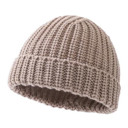Beanie Men Knit Skull Cap Warm Stocking Hats Women Winter Snow Ski Hats Cuffed Plaid Hat Toboggan Hat - color: Mg-zzm2572-khaki