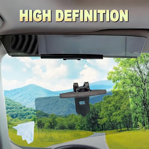 Sun Visor Extender for Cars, Windshield Blocker, Anti-Glare Car Visor Protect from Sun Glare, Snow Blindness and UV Rays, Clip on