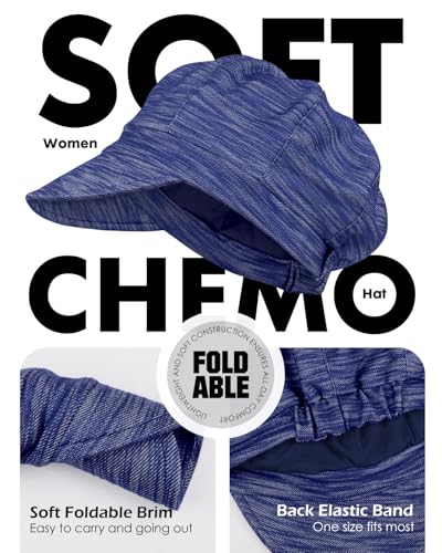 Hachapy Chemo Headwear for Women Baseball Caps & Hats - color: Blue