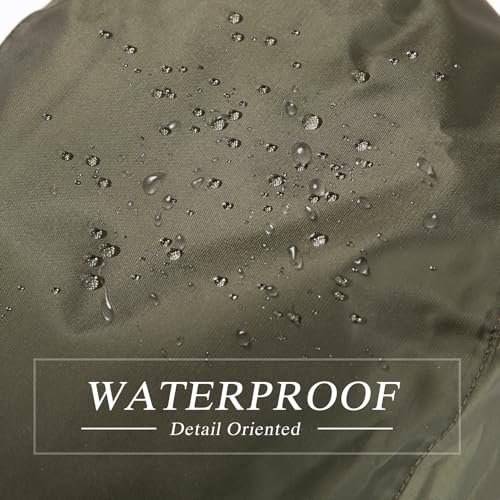 TOP-EX UPF 50+ Waterproof Newsboy Flat Cap for Men, XL/XXL - color: Green_616 (Waterproof), size: 3X-Large