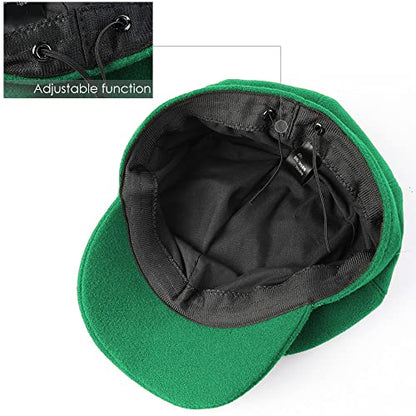 Sumolux Women Beret Newsboy Hat French Cap Classic Winter - color: Green
