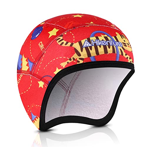 Hikenture Kids Skull Cap Helmet Liner Winter Hat for Boys and Girls Beanie Ski Hat with Thermal Fleece for Snow Sports… - color: Red7