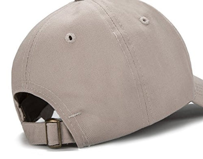 Edoneery Kids Baseball Hat, Adjustable Cotton Cap - color: Khaki, style: 3-8 Years