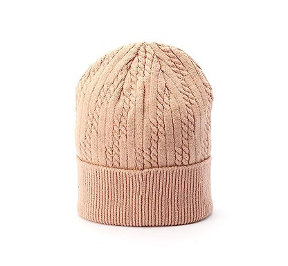 Timberland Women's Gradation Cable Cuff Hat - color: Cameo Rose
