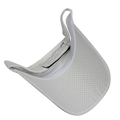 Mens Summer Quick-Dry Run Long Brim Empty Top Baseball Tennis Sun Hat Cap Visor - color: White