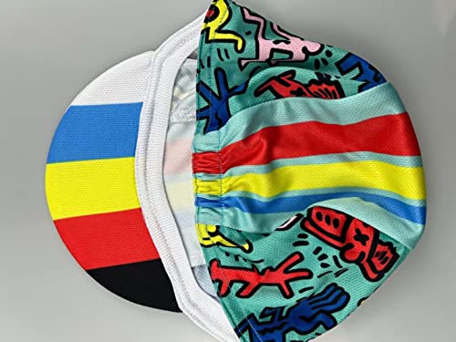 Funny Cycling Cap - Polyester Cartoon Cycling Hat-Under Helmet - Cycling Helmet Liner Breathable&Sweat Uptake - color: G24