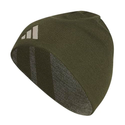 adidas Men's Reversible Skully Beanie - color: Maroon/Maroon-grey Three/Dark Blue