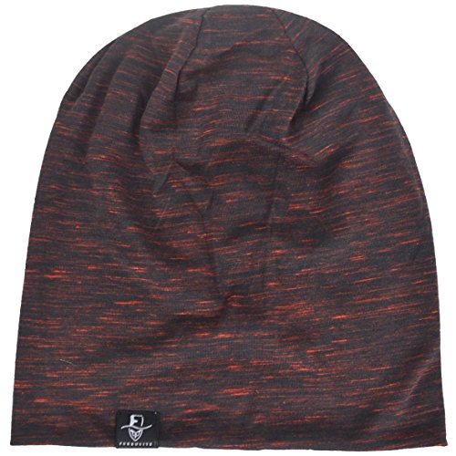 VECRY Men Slouch Hollow Beanie Thin Summer Cap Skullcap - color: Multi Claret