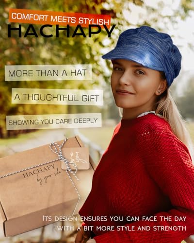 Hachapy Chemo Headwear for Women Baseball Caps & Hats - color: Medium Blue