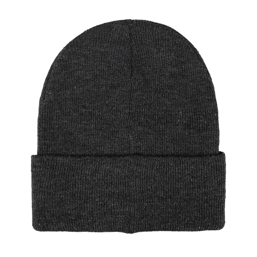 Levi's Mens All-Season Hero Beanie Soft Knit Cuffed Winter Hat, Warm & Comfortable Everyday Style - color: Light Heather Grey