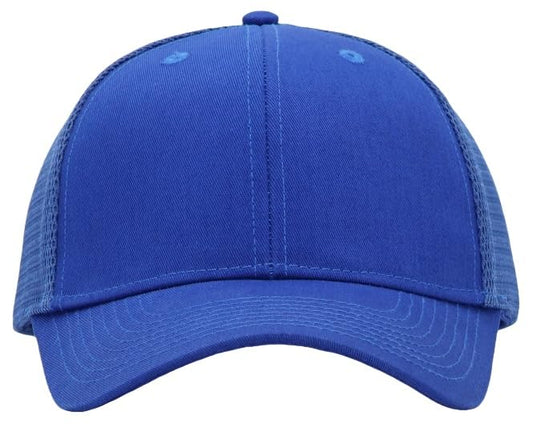 Mens Mesh Snapback Trucker Hat Baseball Cap, Fits OSFM&XXL Head - color: Royal Blue, size: Medium-Large