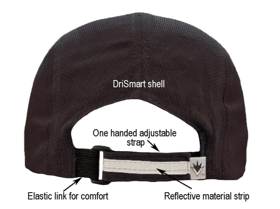 Unisex Adjustable Running/Cyclng/Active Performance Race Hat - color: Reflex Blue