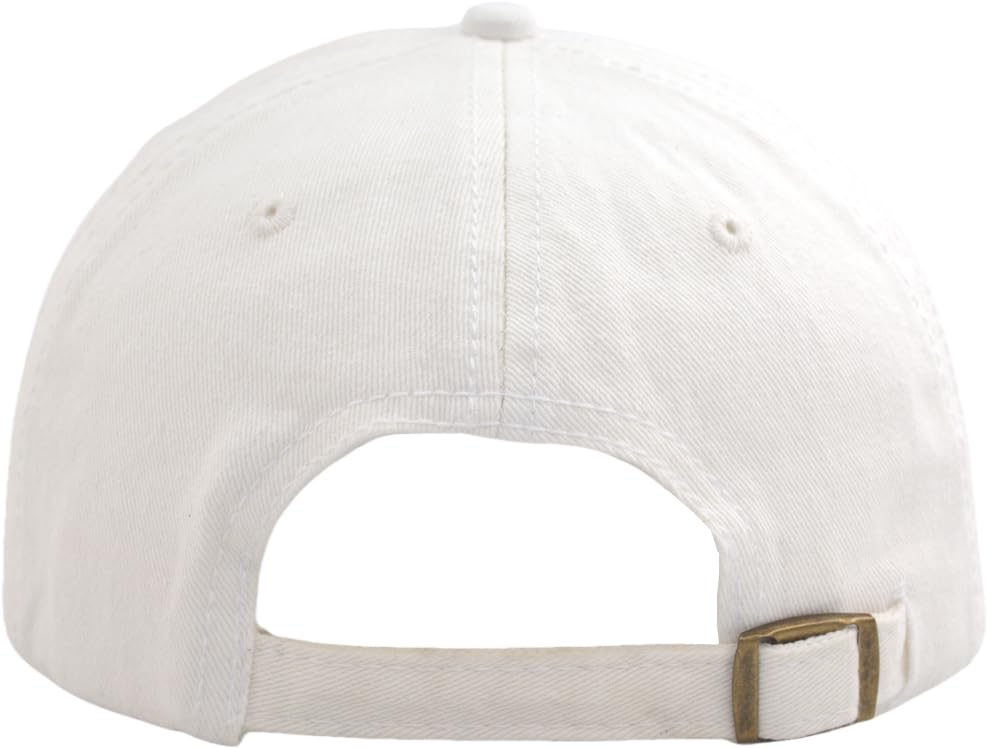TSSGBL Unstructured Distressed Baseabll Cap Cotton Soft Dad Hat Adjustable Low Profile Headwear Ball Caps for Women Men - color: Distressed White, size: Medium-Large