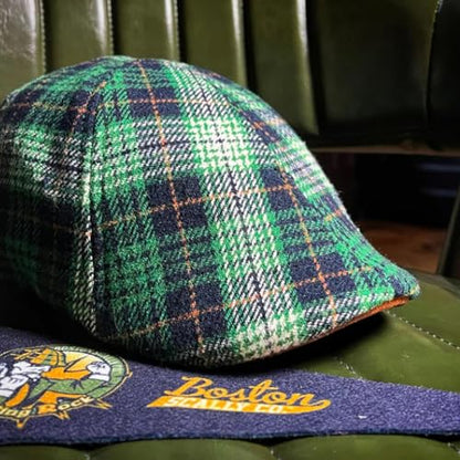 The Original Boston Scally Cap - The Fighting Rock Mens Flat Hat - Six Panel Newsboy Cap for Men - size: X-Small