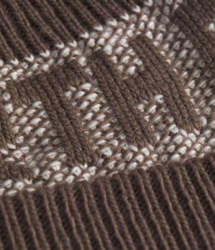 The North Face Unisex Adult Retro Cabin Beanie - color: Smokey Brown/White Dune