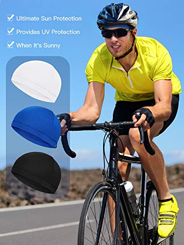 Boao Doo Rags Skull Cap for Men Sweat Wick - color: Black, Grey, Dark Blue, White, Army Green, Navy Blue, size: Medium