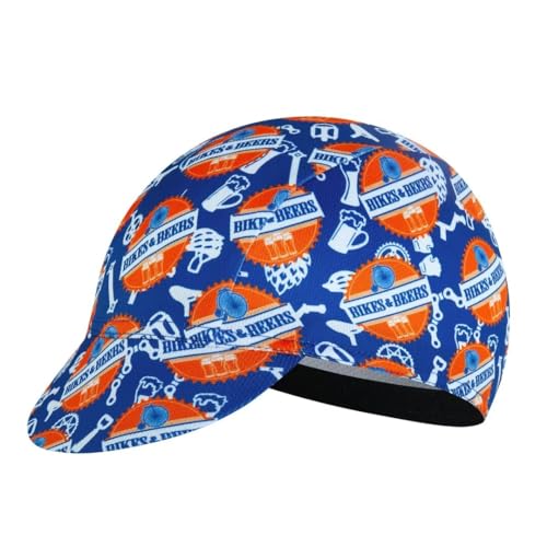 Cycling Cap for Man and Woman Cycling Hat Under Helmet-Polyester Breathable Sweat Absorbent - color: Bee-5