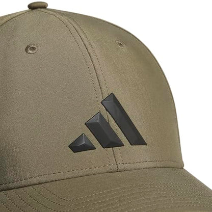adidas Men's Gameday Stretch Fit Hat - color: Olive Strata Green/Black/5, size: Large-X-Large