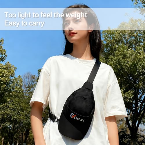 2-in-1 Convertible Golf Visor & Baseball Cap, Lightweight Breathable Sports Hat for Men & Women, Adjustable 100% Polyester - color: Black