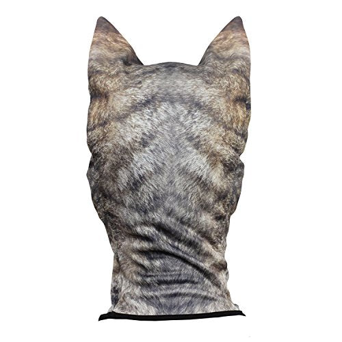 WTACTFUL 3D Animal Ears Balaclava, Breathable Face Mask for Halloween - color: Cat Meb-20