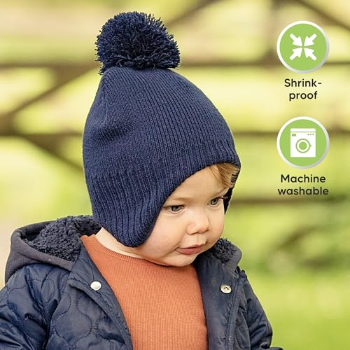 KeaBabies Baby Beanies, Winter Baby Hats for Boys, Girls (Taupe, 6-36M) - color: Taupe