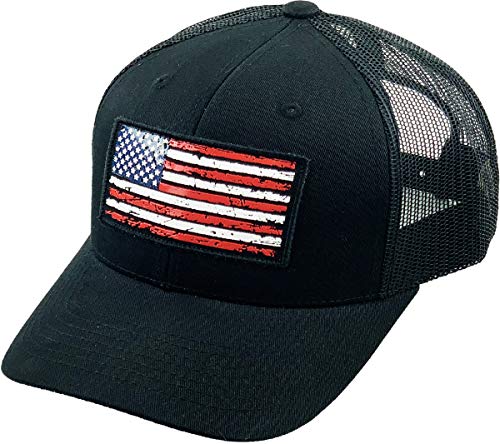 KBETHOS Flag USA America Military Thin Blue Line Thin Red Line Vintage Distressed Baseball Cap Dad Hat Unisex Adjustable… - color: Black Flag Tactical Usa Patch