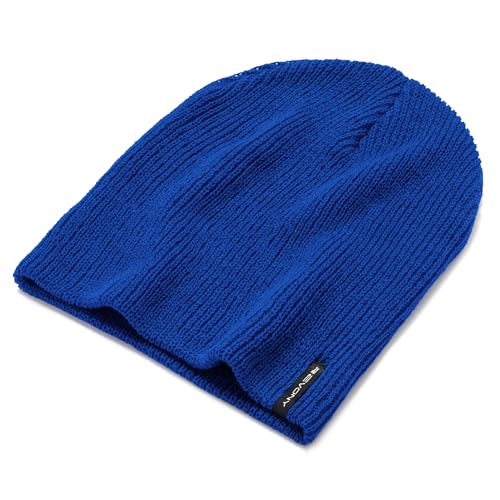 Essential Knit Beanie – Soft, Lightweight Comfort in Fun Colors - color: Royal Blue