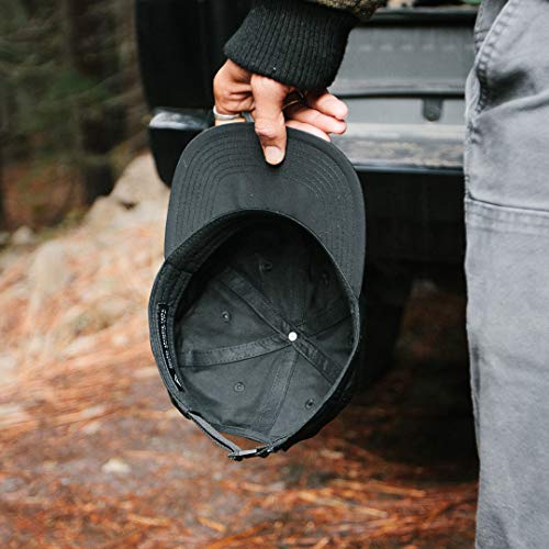 Tillak COHO Six Panel Hat, Kodra Nylon 6 Panel Cap with Snap Closure - color: Black