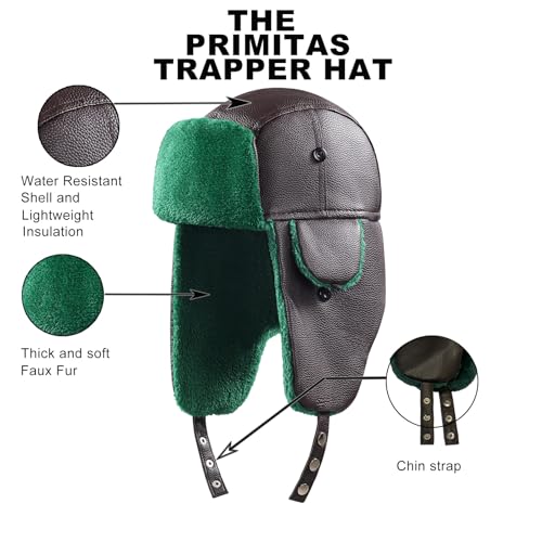 Christmas Vacation Cousin Eddie Hat,Green Trapper Hat with Ear Flap for Uncle Eddie Halloween Christmas Costume