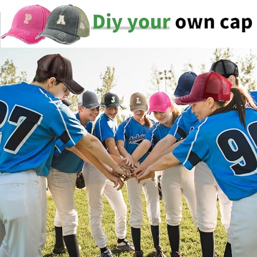 Suhine 24 Pcs Blank Trucker Hat Bulk,Unisex Baseball Cap - color: Fresh Color