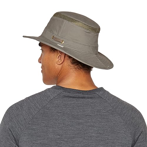 Tilley T5MO Adventure Airflo Hat, UPF 50+ Men's Sun Hat - color: Olive, size: 7 7/8