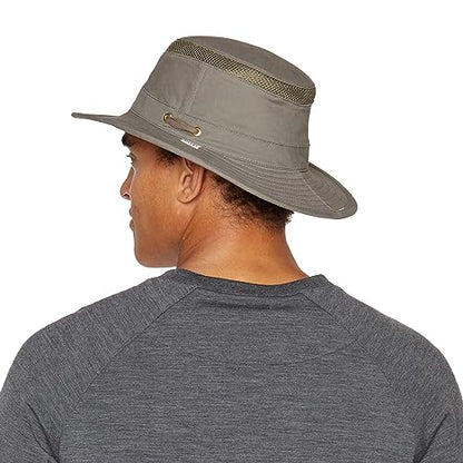 Tilley T5MO Adventure Airflo Hat, UPF 50+ Men's Sun Hat - color: Olive, size: 7 7/8