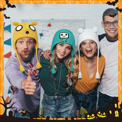 Adventuring Costume Beanie Hat Halloween Adult Anime Character Hat One Size, Winter Warm Cartoon Animal Dog, Halloween Cosplay Costume Anime Costume Set