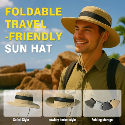 TOP-EX Oversized Waterproof Sun Hat for Big Heads with Wide Brim & Mesh - color: White-mesh, size: X-Large-XX-Large