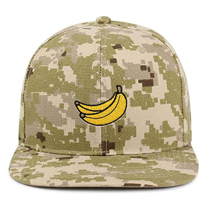 JPAK Banana Fruit Hip-Hop Snapback Hat Embroidered Baseball Cap Monkey - color: 13. Desert Camo