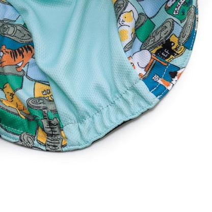 Cycling Cap for Man and Woman Cycling Hat Under Helmet-Polyester Breathable Sweat Absorbent - color: Flo-35