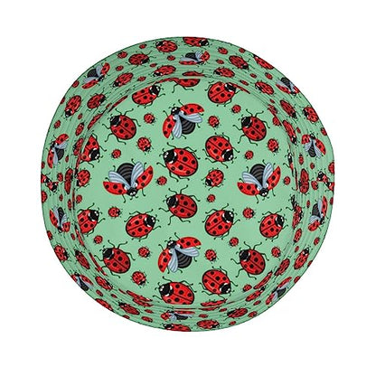 Bucket Hat for Men Women,Packable Printed Fashion Sun Hats,Fisherman Outdoor Summer Travel Hiking Beach Caps - color: Red Ladybugs