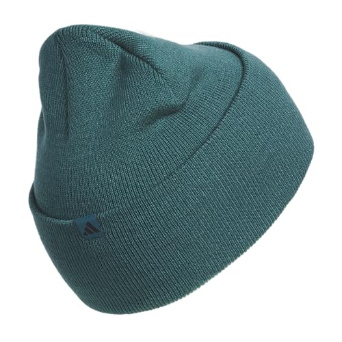 adidas Men's Wide Cuff Slouchy Beanie - color: Legacy Teal Green/Black/Post Season, size: One Size