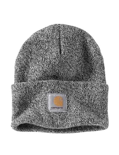 Carhartt Men's Iconic A18 Watch Cap Beanie - color: Black/White