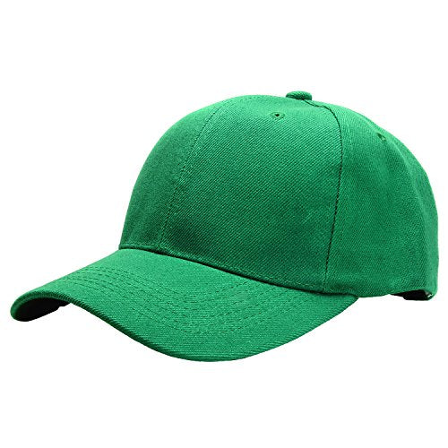 Falari Baseball Cap Adjustable Size for Running Workouts and Outdoor Activities All Seasons - color: 1pc Kelly Green