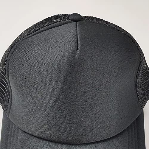 12 Pack Sublimation Hats for Men Blank Trucker Hats Bulk Snapback Mesh Women Baseball Caps DIY Custom 18 Colors - color: Pure Black